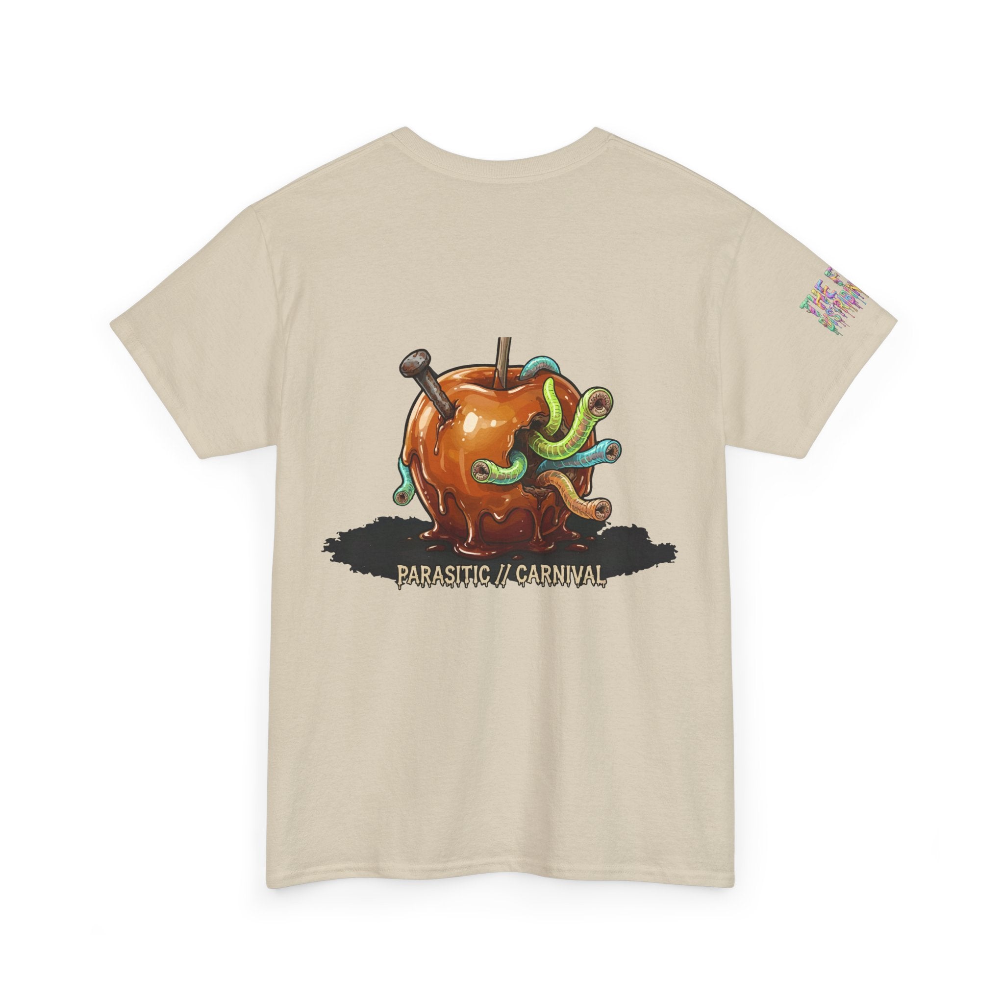 Skullcream Carnival Caramel Apple - Spooky Candy Apple Graphic T-Shirt