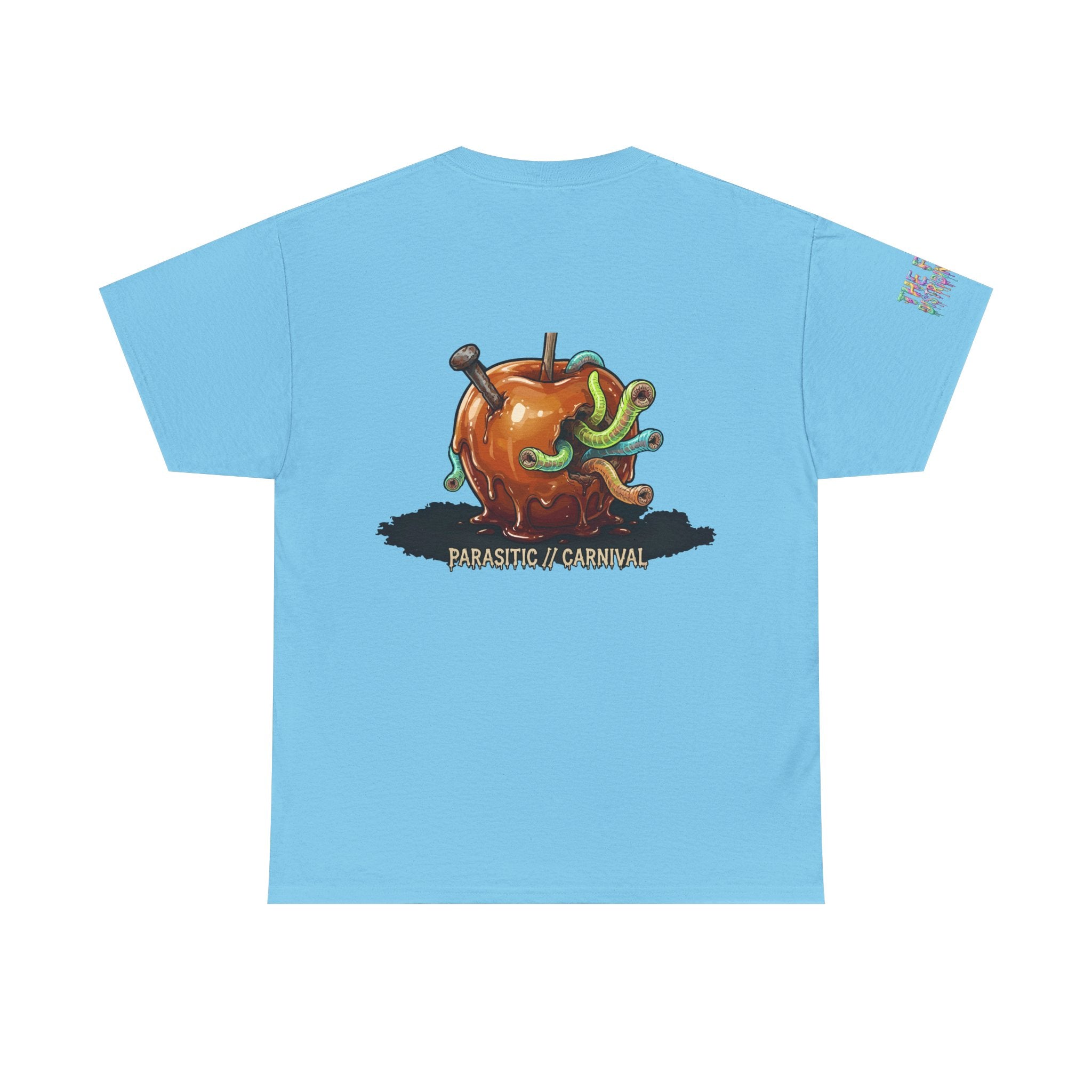 Skullcream Carnival Caramel Apple - Spooky Candy Apple Graphic T-Shirt