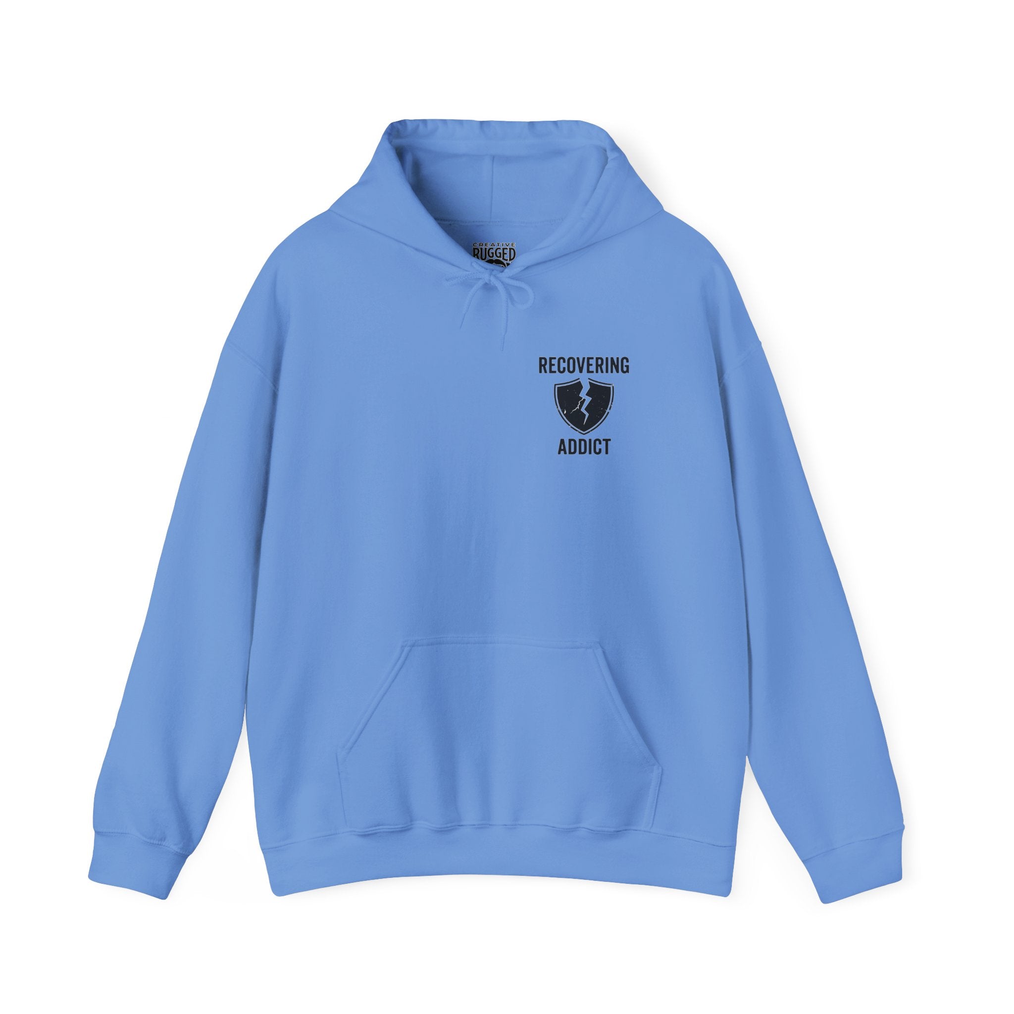Addicted | Yes Sir Hoodie | Recovering Addict Graphic Hoodie