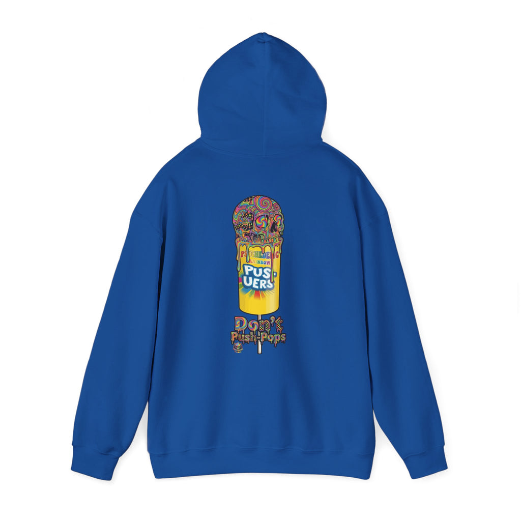 Skullcream-Don’t Push-Pops Hoodie | Dripping Skull Graphic