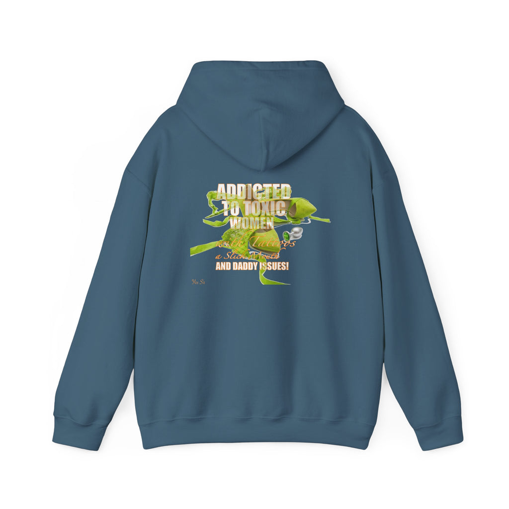 Addicted | Yes Sir Hoodie | Recovering Addict Graphic Hoodie