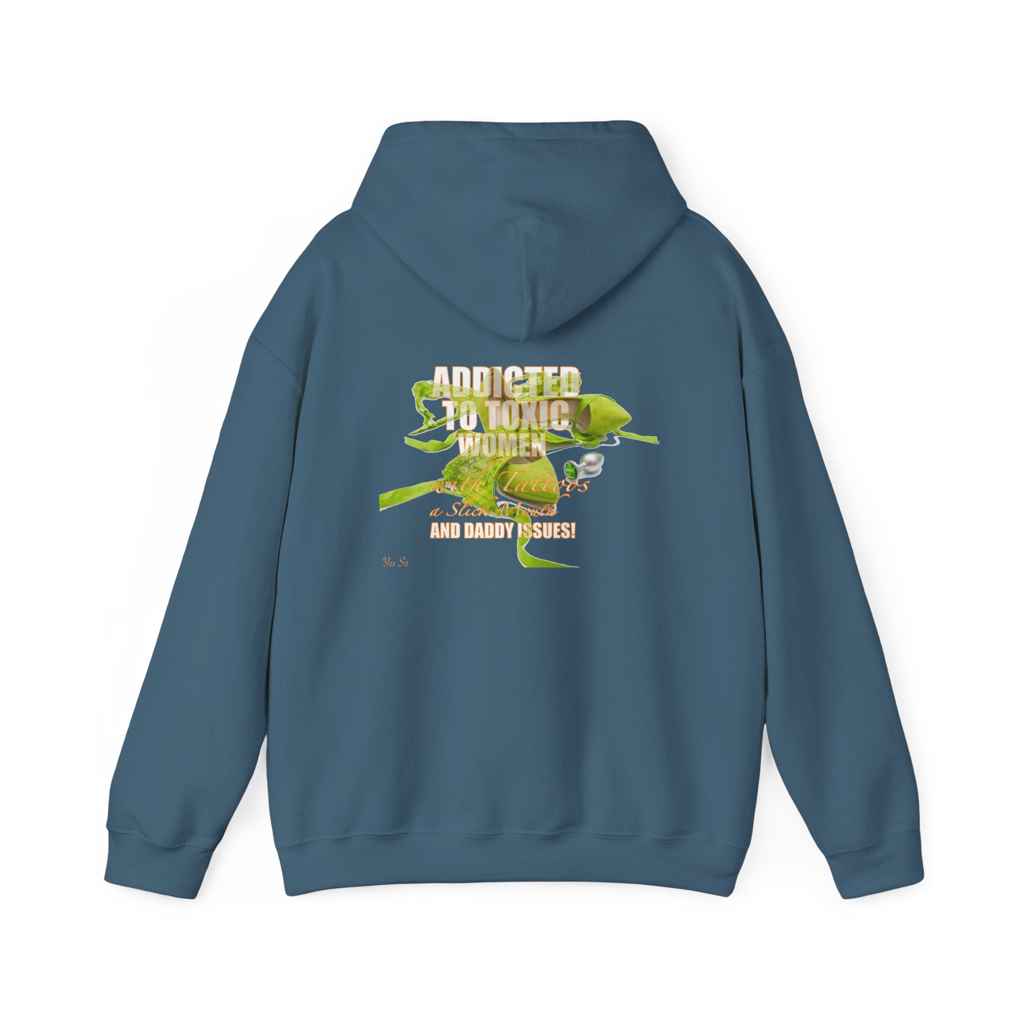 Addicted | Yes Sir Hoodie | Recovering Addict Graphic Hoodie