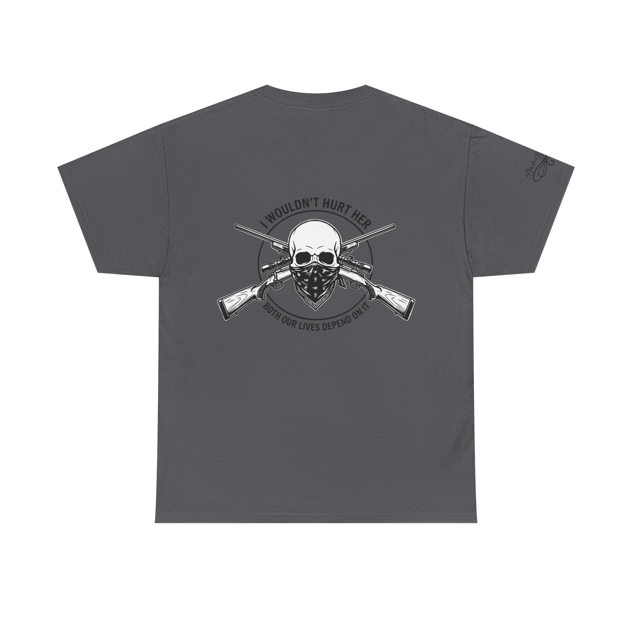 Protective Dad Rifles T-Shirt | Here’s Your Warning