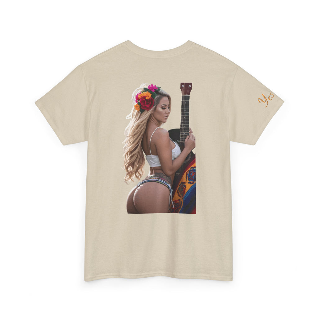 Pretty Flowers-Yes Sir T-Shirt | Parental Advisory  for the Bearded