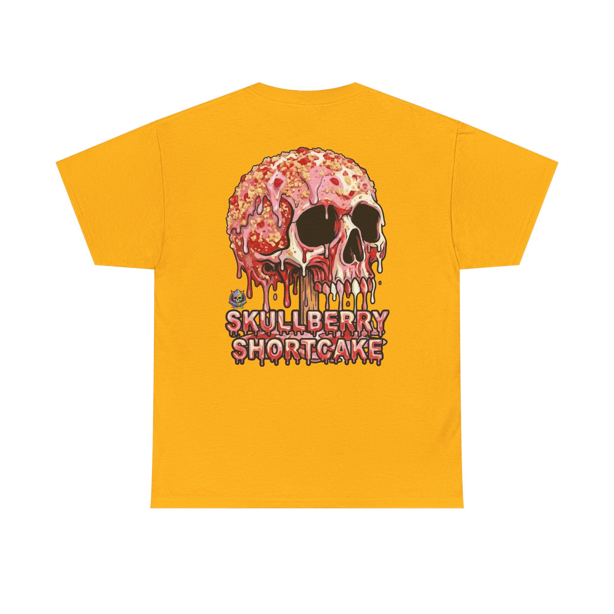 Skullcream-Skullberry Shortcake T-Shirt | Colorful Drip Graphic Tee