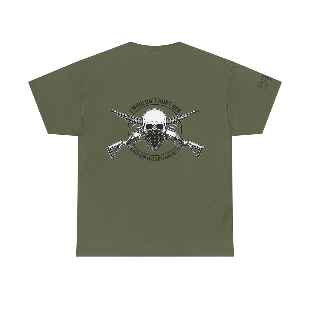 Protective Dad Lever Actions T-Shirt | Here’s Your Warning