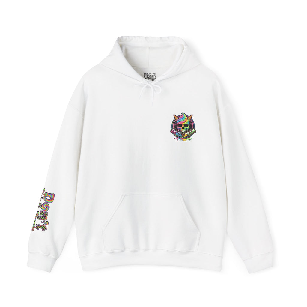 Skullcream-Don’t Push-Pops Hoodie | Dripping Skull Graphic