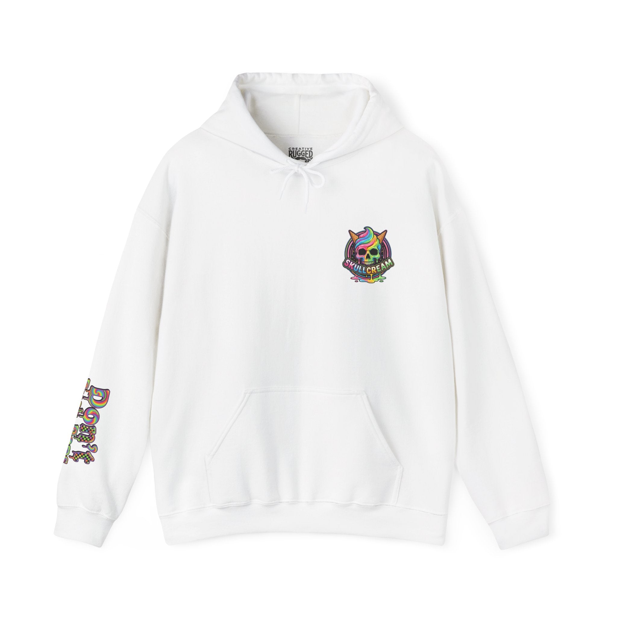 Skullcream-Don’t Push-Pops Hoodie | Dripping Skull Graphic