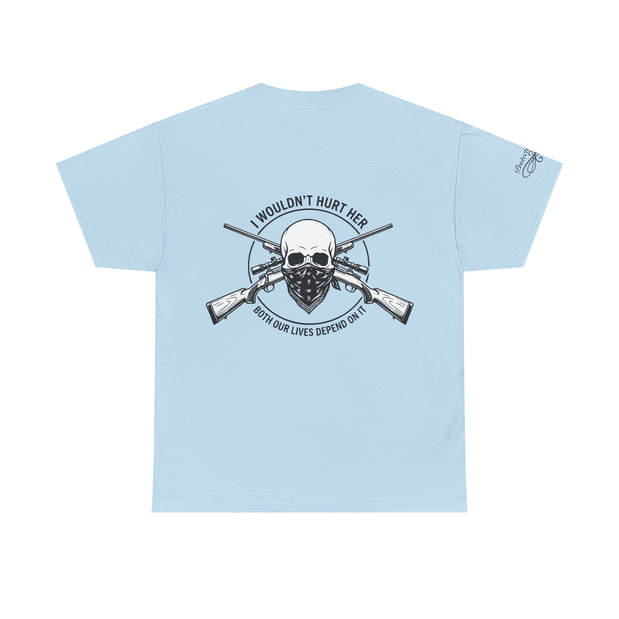 Protective Dad-Rifles T-Shirt | Here’s Your Warning