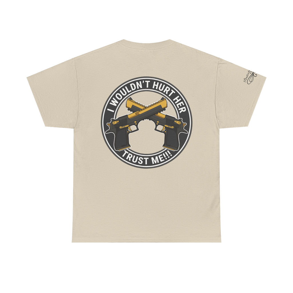 Protective Dad Pistols T-Shirt | Here’s Your Warning