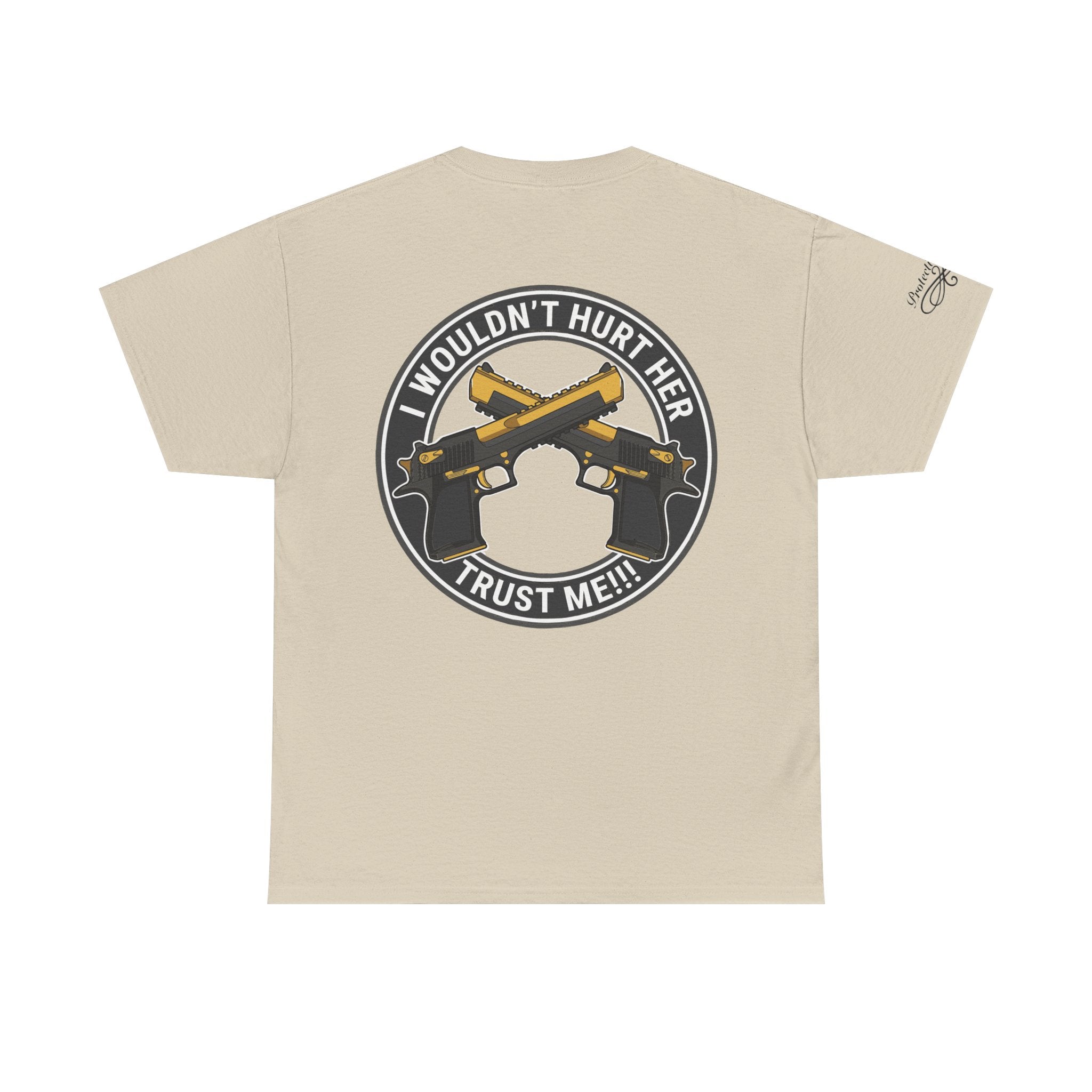 Protective Dad Pistols T-Shirt | Here’s Your Warning