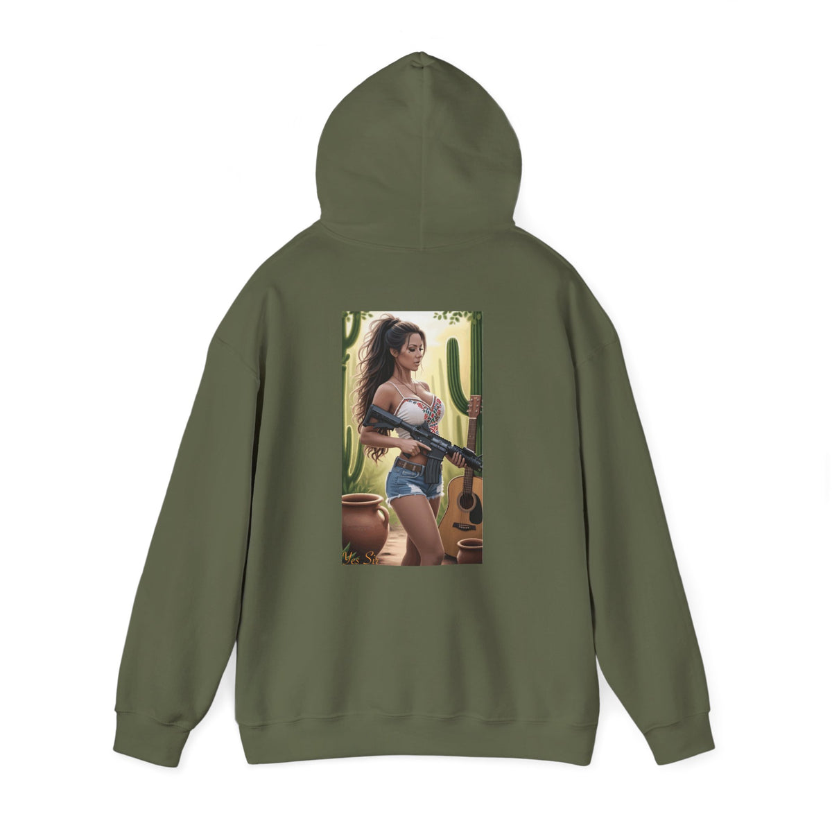 Nice Guitar- Yes Sir Hoodie | Parental Advisory  for the Bearded
