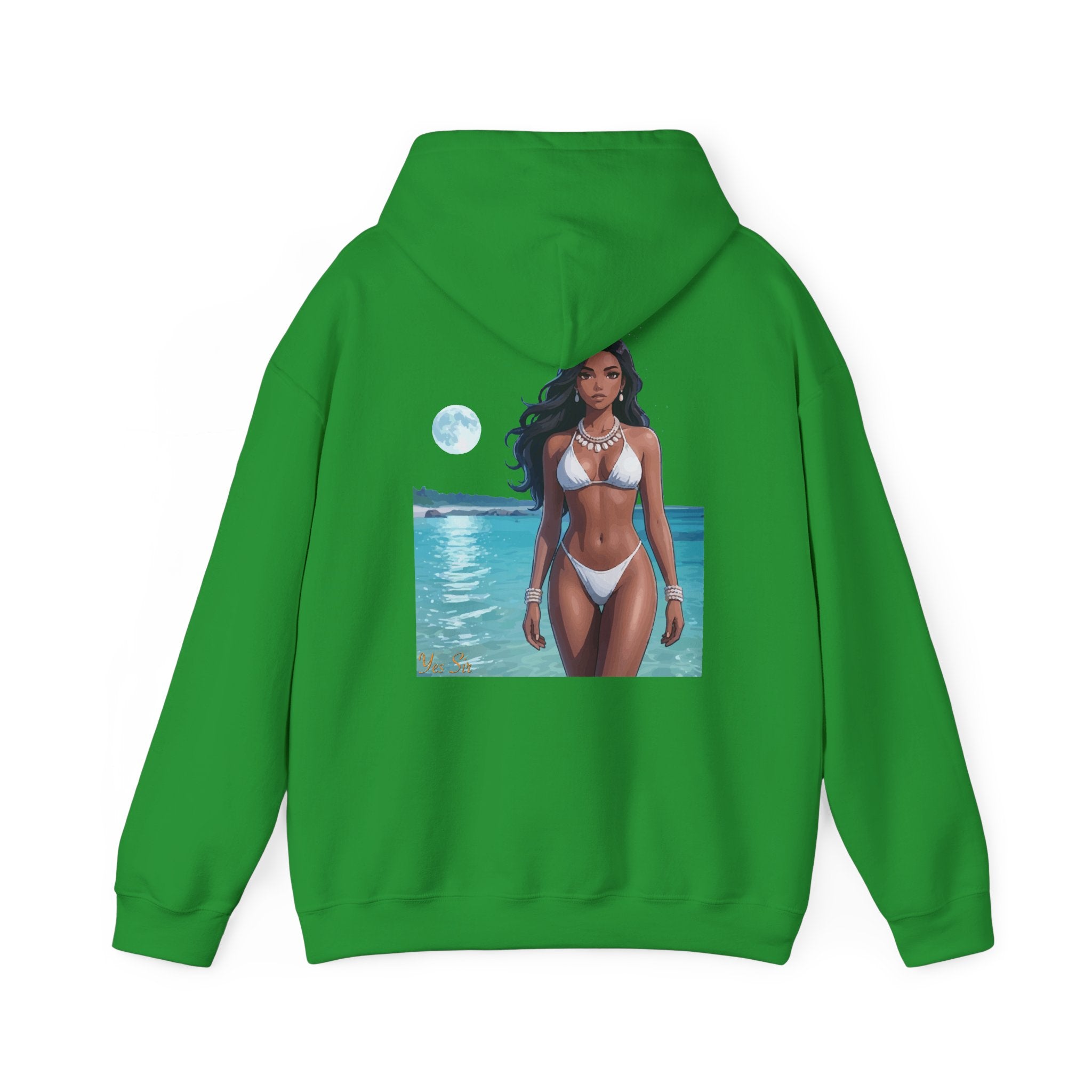 Under the Moon Light Yes Sir Hoodie | Parental Advisory  for the Bearded