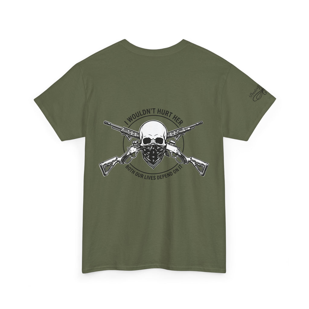 Protective Dad Lever Actions T-Shirt | Here’s Your Warning