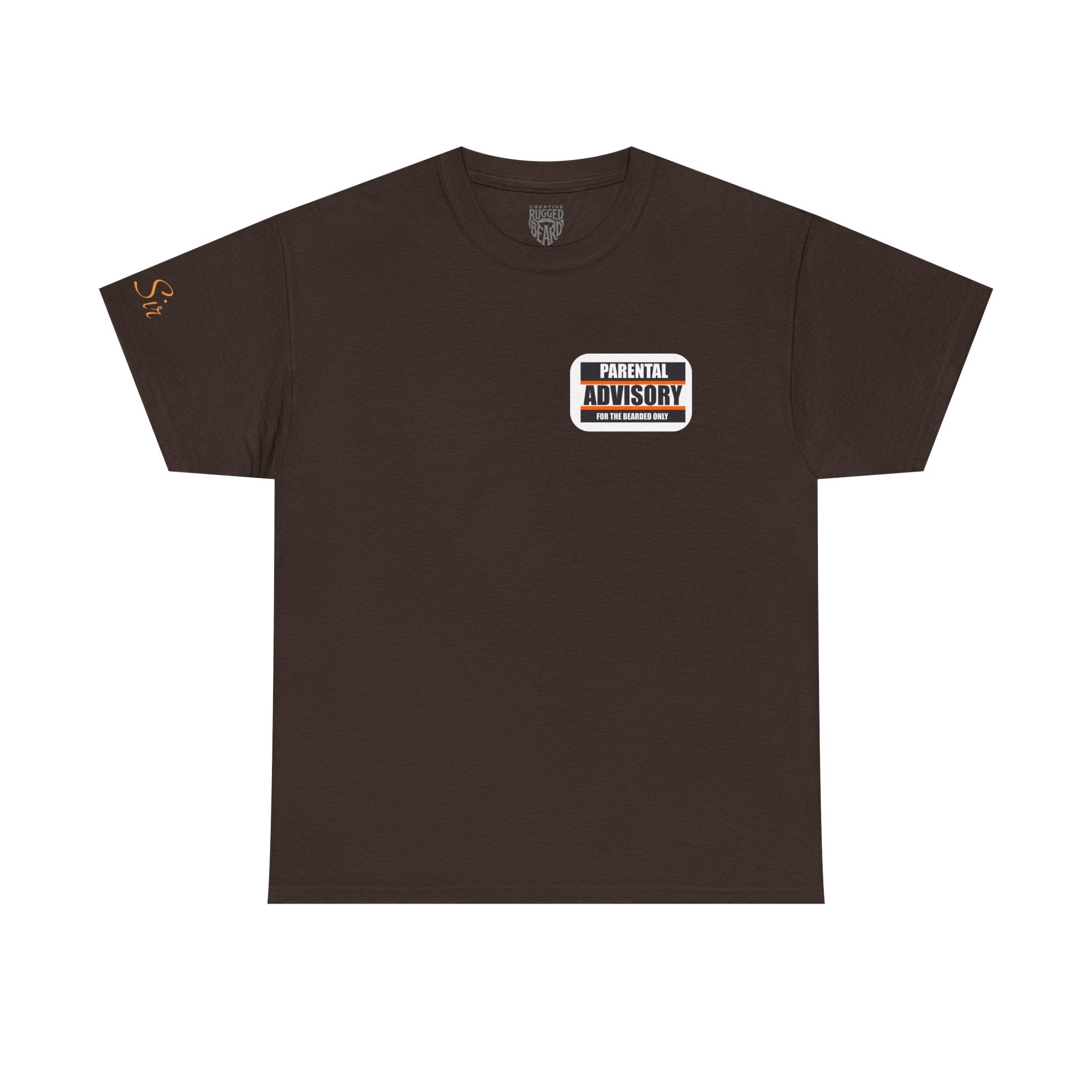 Wanted! Yes Sir T-Shirt | Parental Advisory  for the Bearded