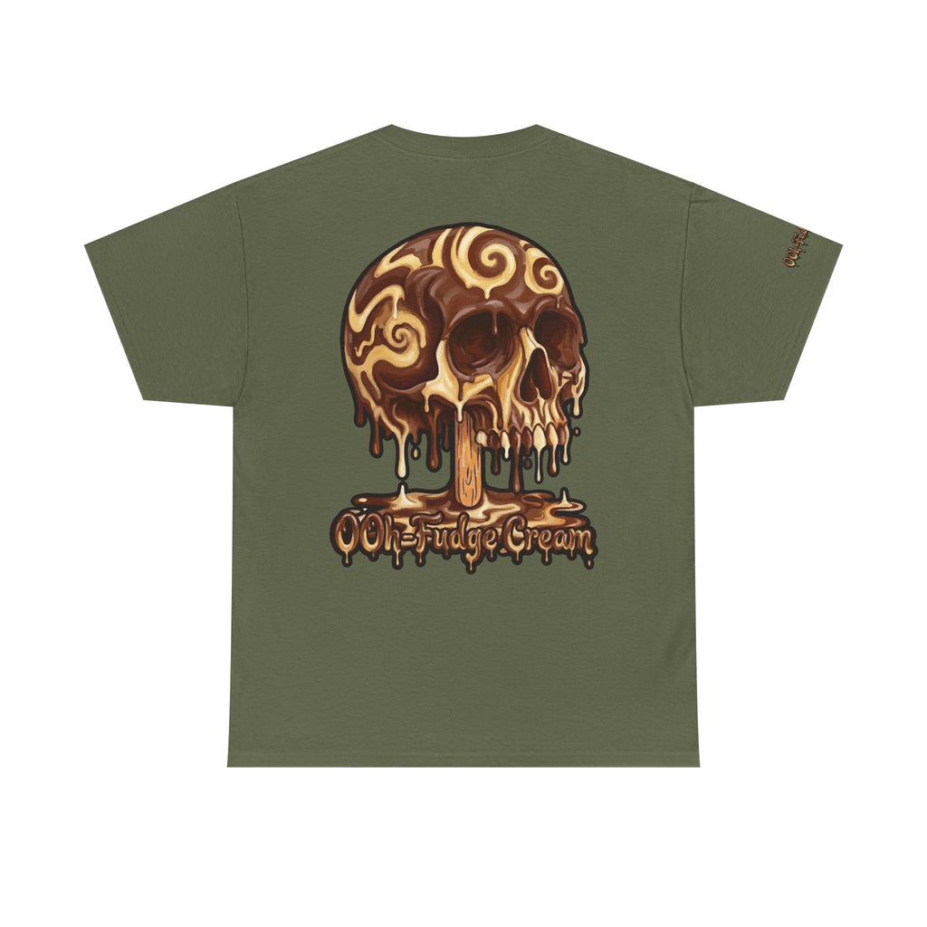 Skullcream-Ooh-Fudge Cream T-Shirt | Colorful Drip Graphic Tee