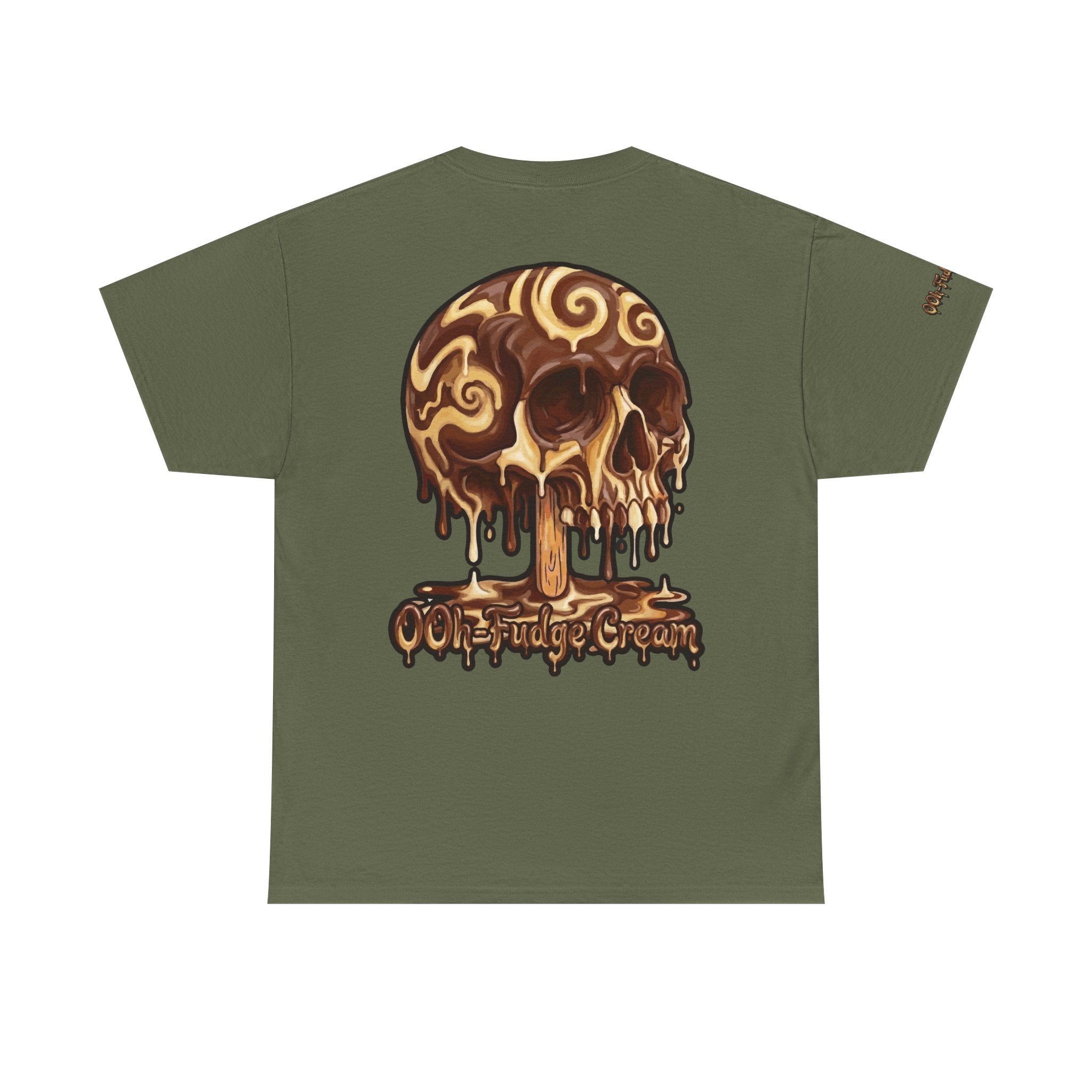 Skullcream-Ooh-Fudge Cream T-Shirt | Colorful Drip Graphic Tee