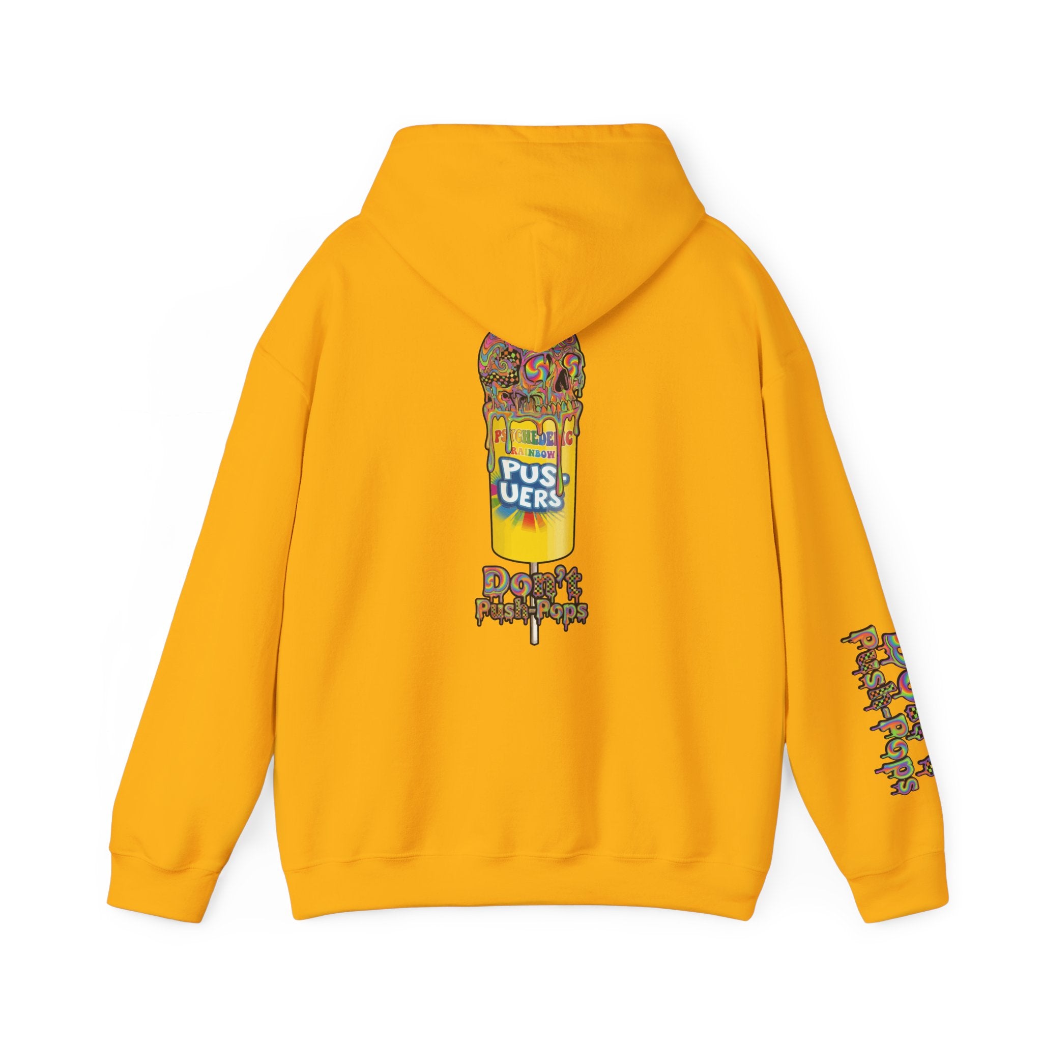 Skullcream-Don’t Push-Pops Hoodie | Dripping Skull Graphic