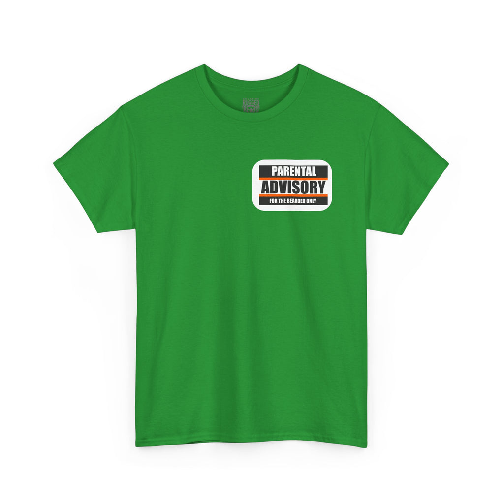 Attitude! Yes Sir T-Shirt | Parental Advisory  for the Bearded