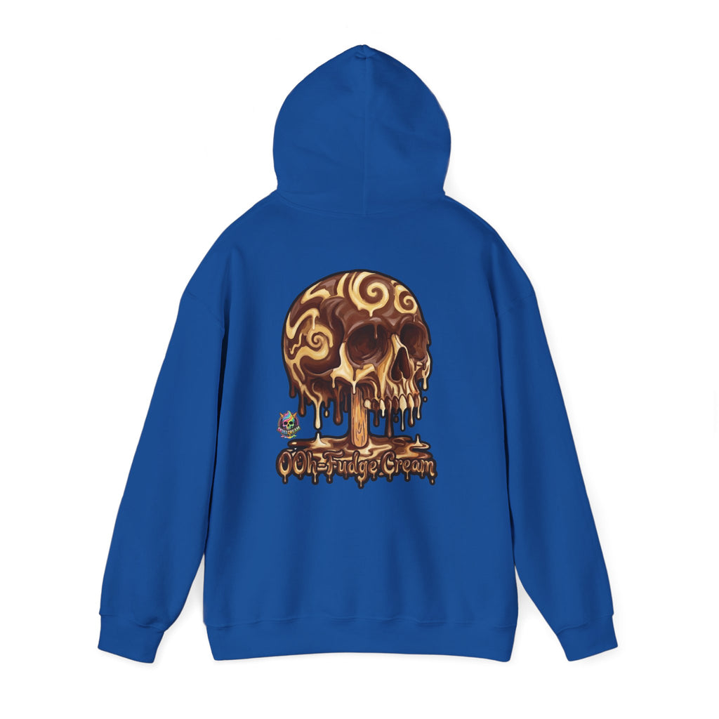 Skullcream-Ooh-Fudge Cream Hoodie | Dripping Skull Graphic
