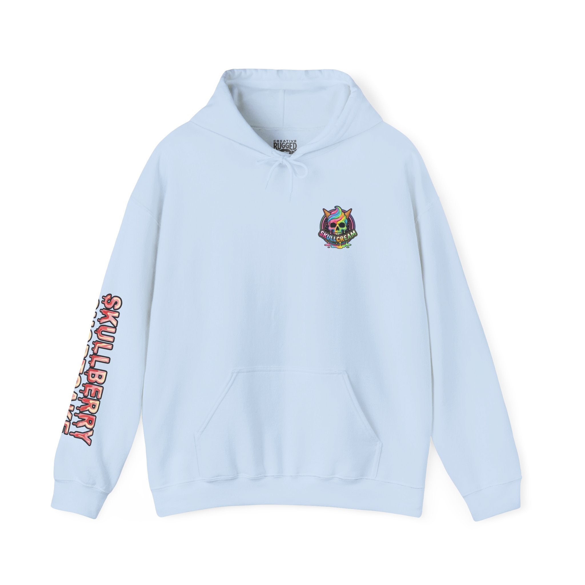 Skullcream-Skullberry Shortcake Hoodie | Dripping Skull Graphic