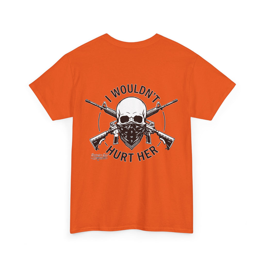 Protective Dad Assault Rifles T-Shirt | Here’s Your Warning