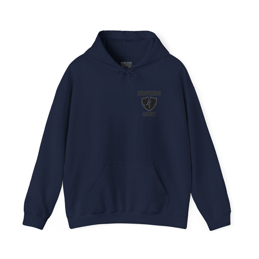 Addicted | Yes Sir Hoodie | Recovering Addict Graphic Hoodie