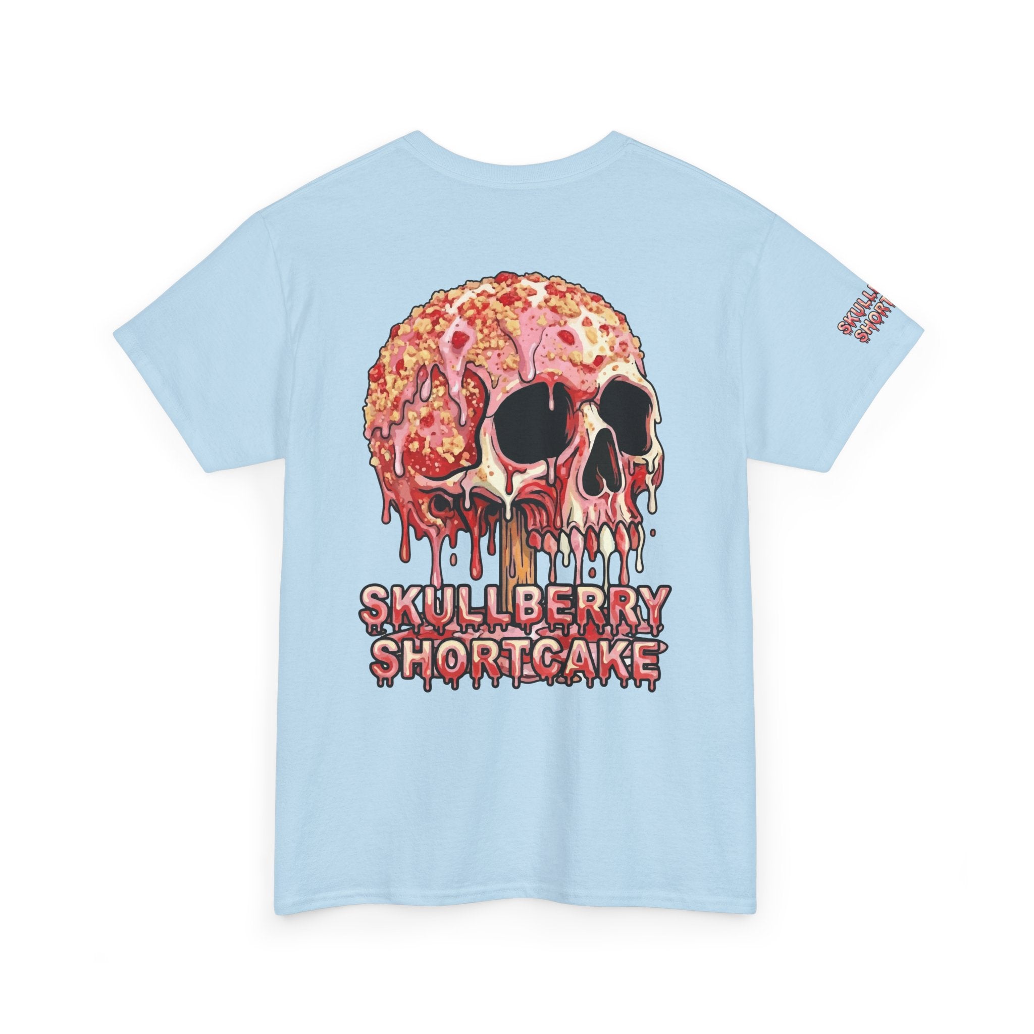 Skullcream-Skullberry Shortcake T-Shirt | Colorful Drip Graphic Tee