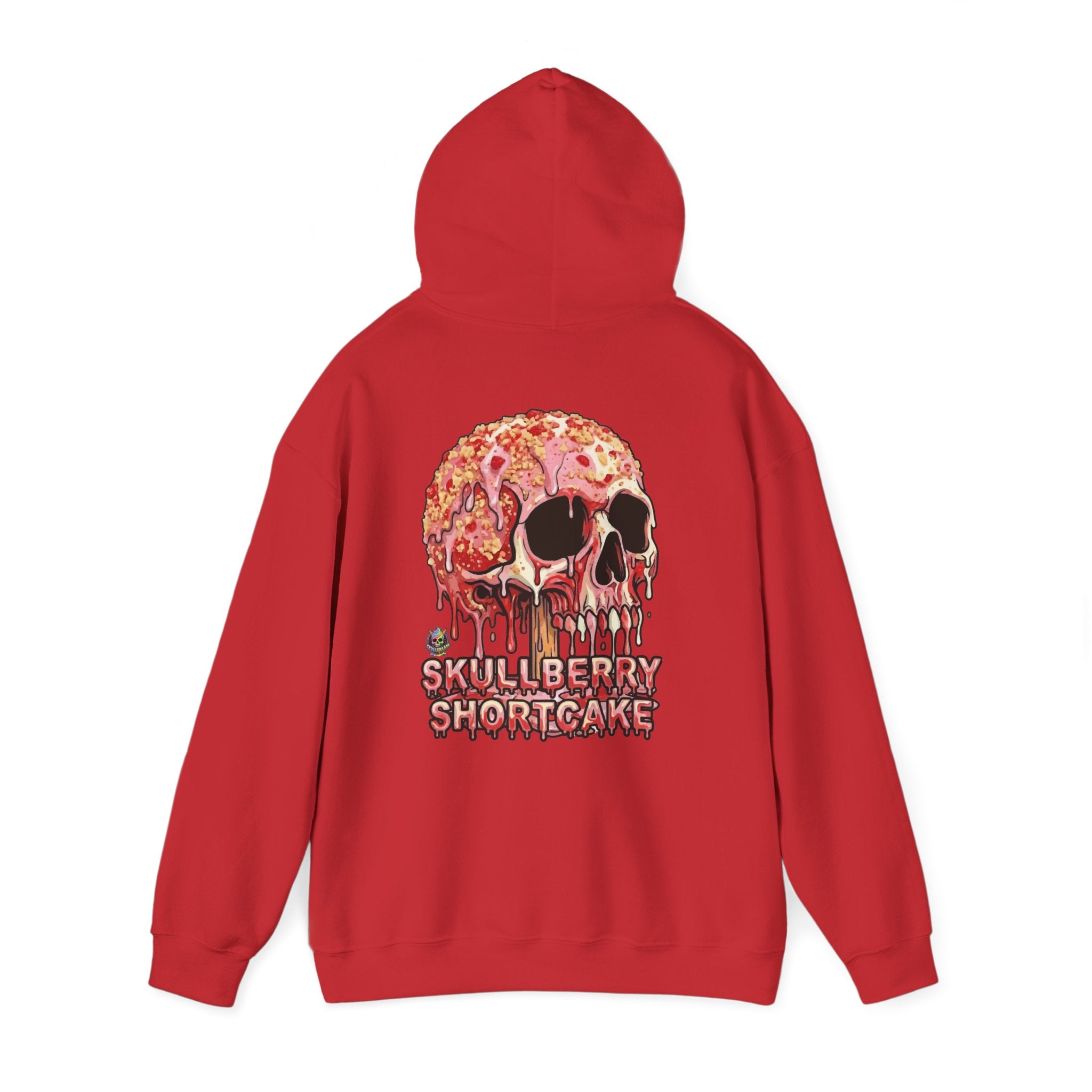 Skullcream-Skullberry Shortcake Hoodie | Dripping Skull Graphic