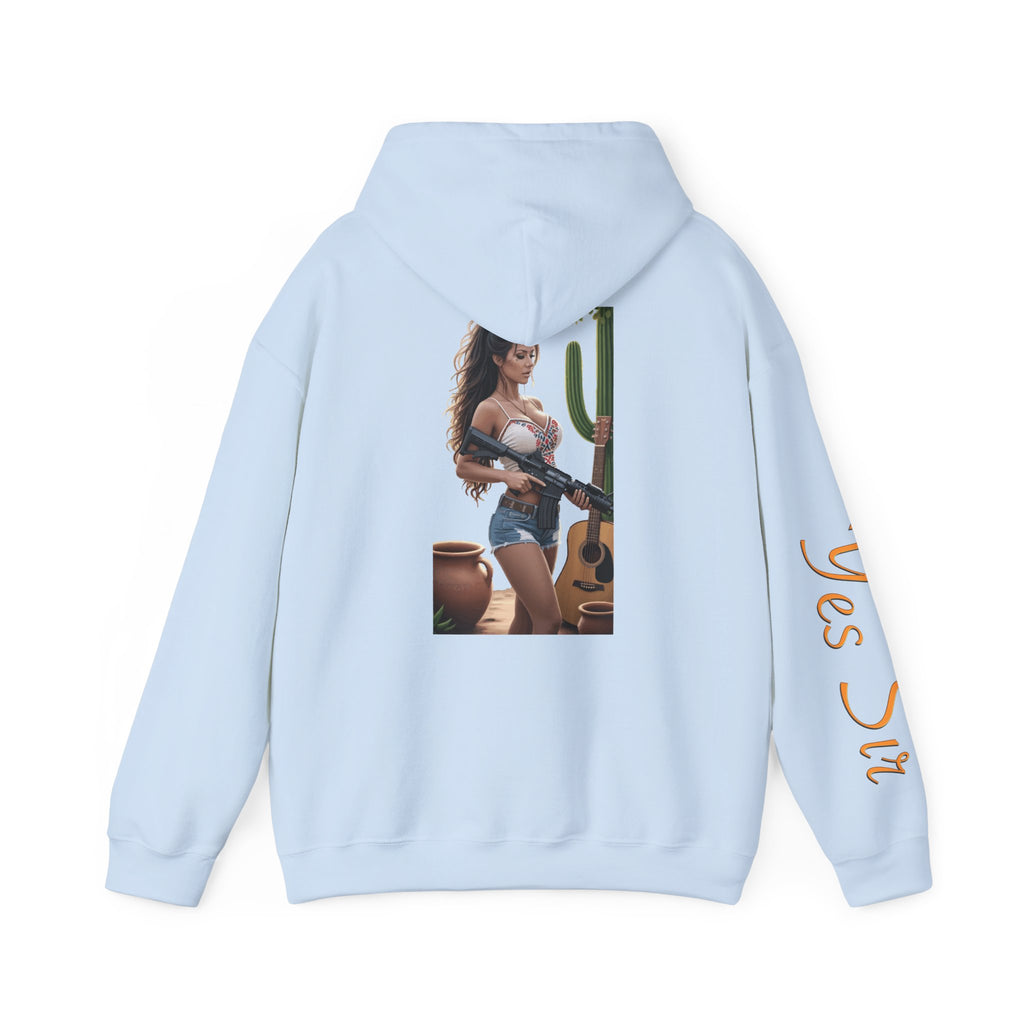 Nice Guitar- Yes Sir Hoodie | Parental Advisory  for the Bearded