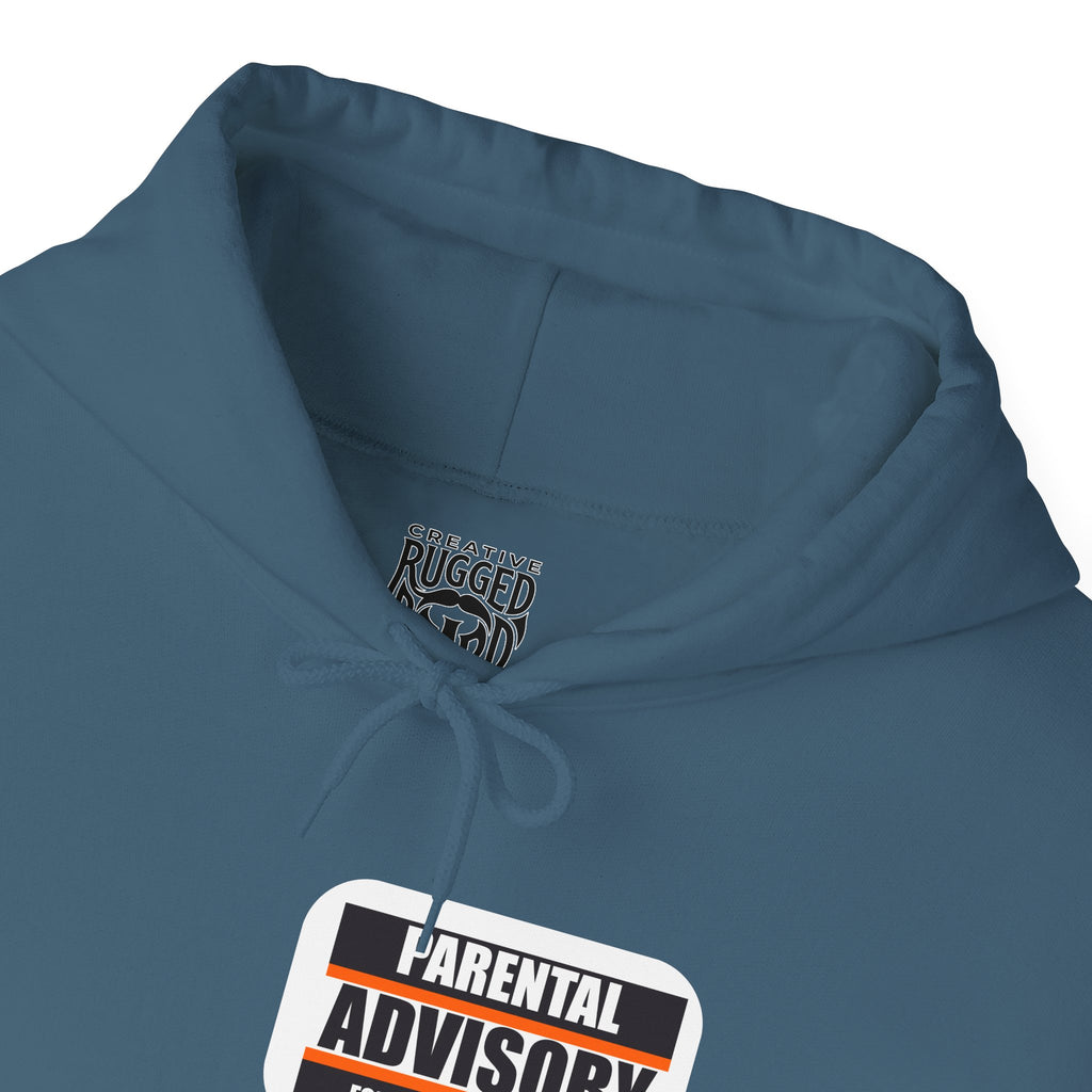 Pretty Flowers Yes Sir Hoodie | Parental Advisory  for the Bearded