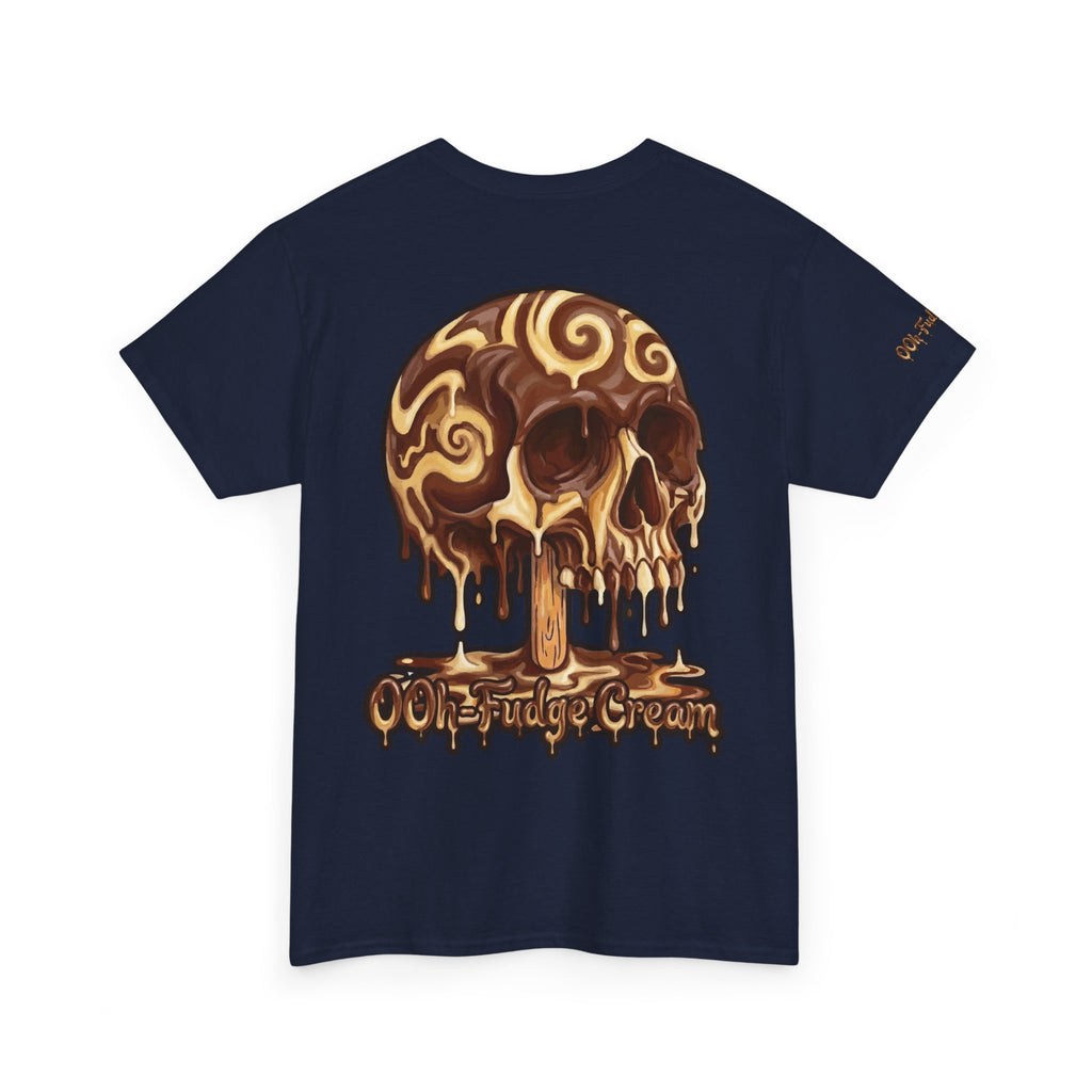 Skullcream-Ooh-Fudge Cream T-Shirt | Colorful Drip Graphic Tee