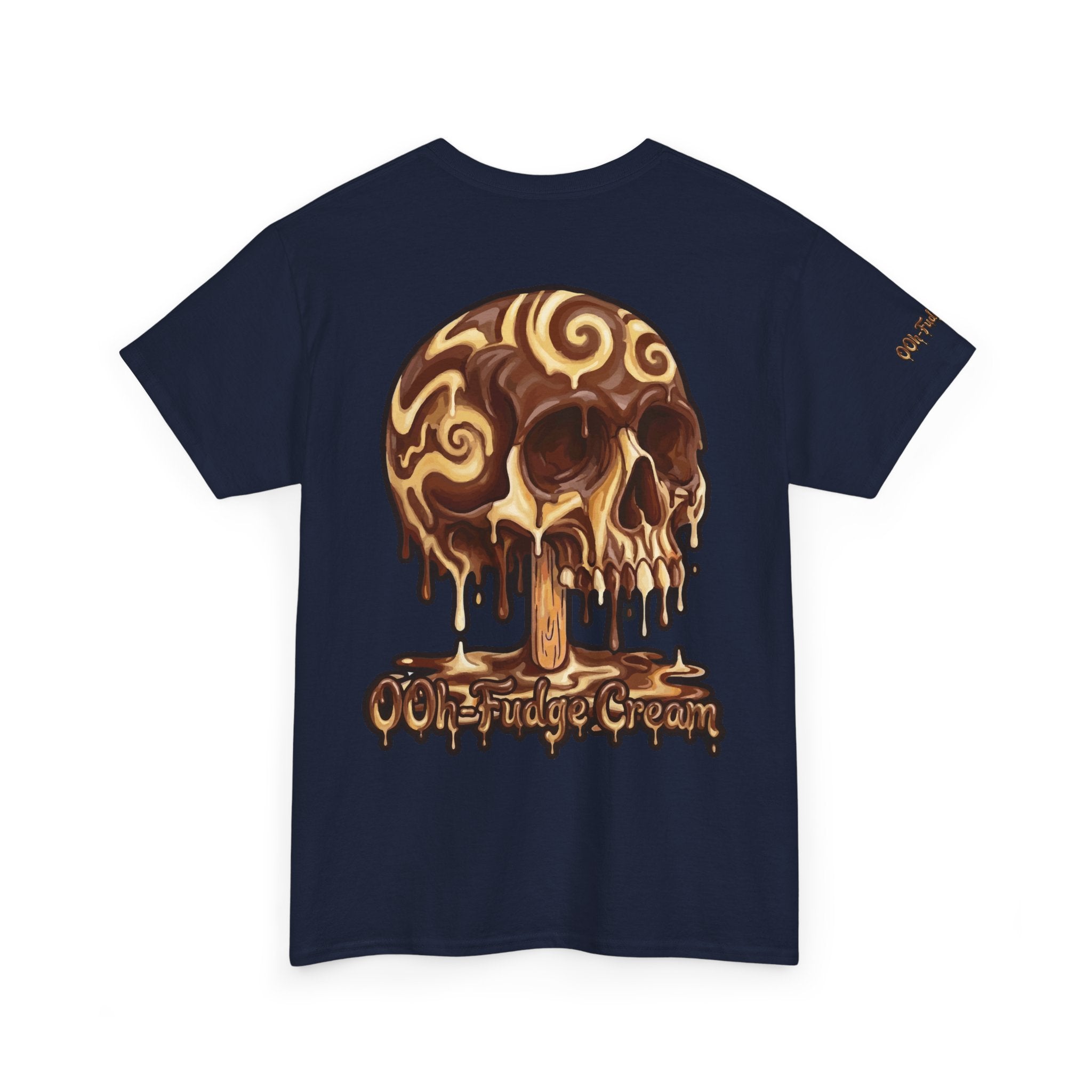 Skullcream-Ooh-Fudge Cream T-Shirt | Colorful Drip Graphic Tee