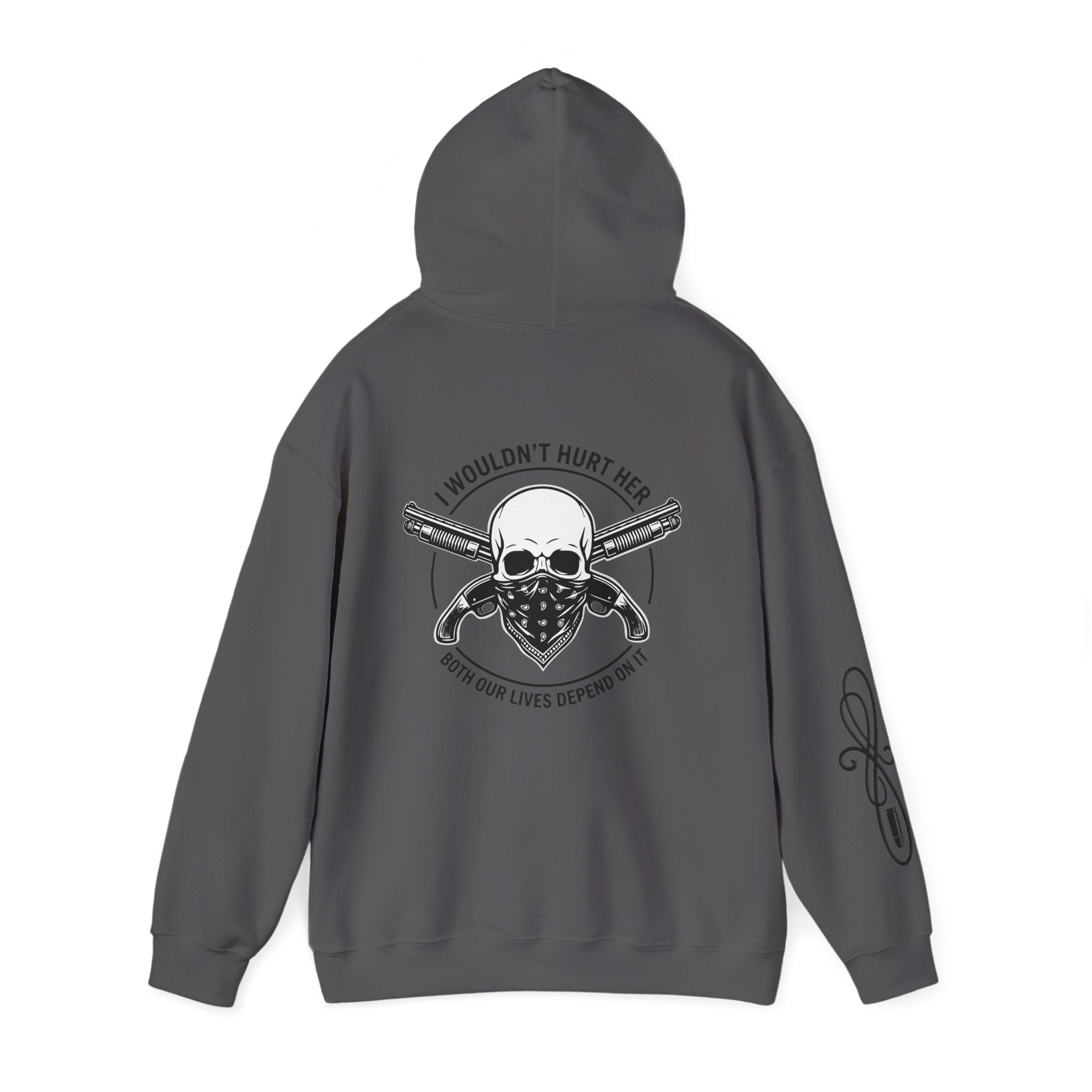 Protective Dad Sawed Off Shotguns - Hoodie | Here’s Your Warning