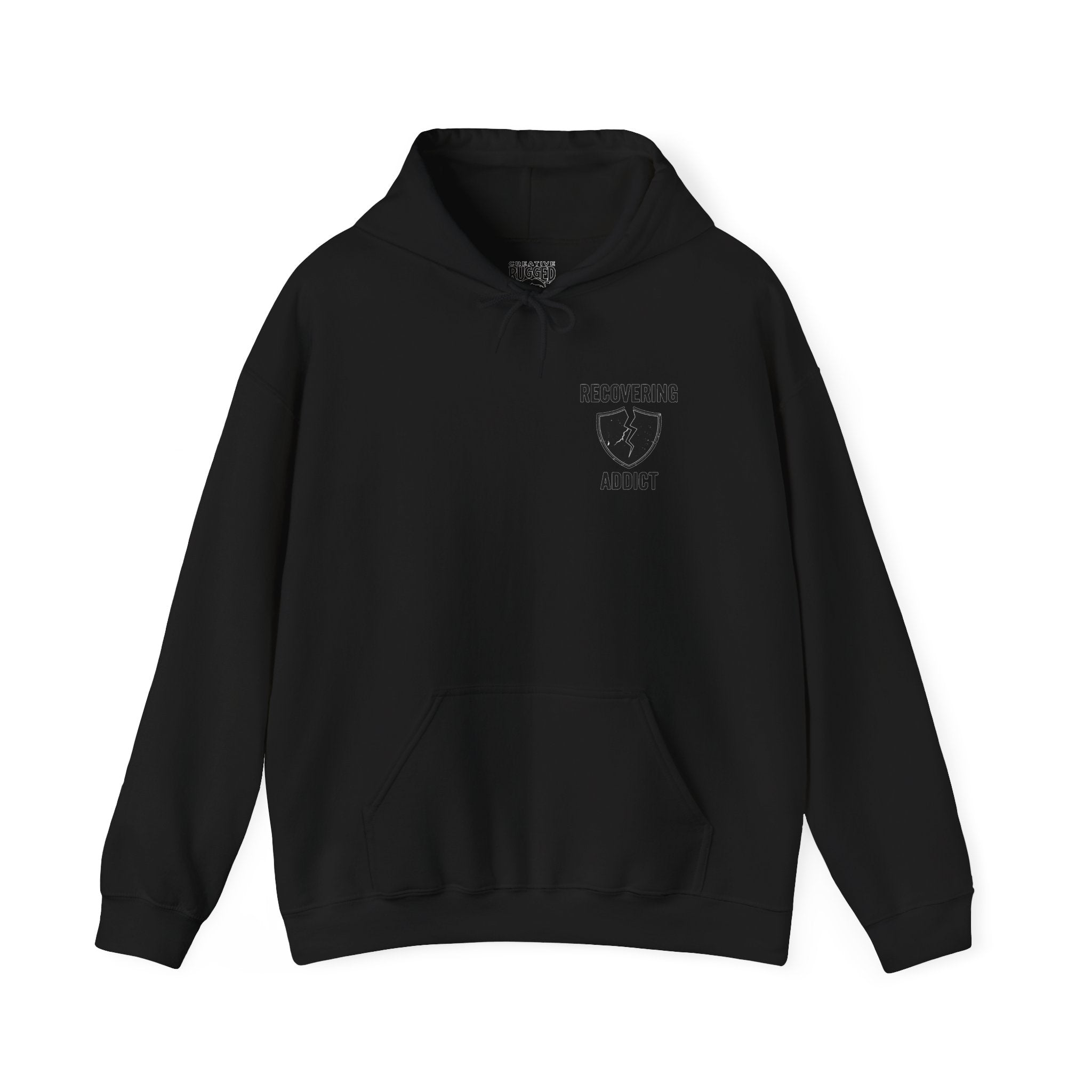 Addicted | Yes Sir Hoodie | Recovering Addict Graphic Hoodie