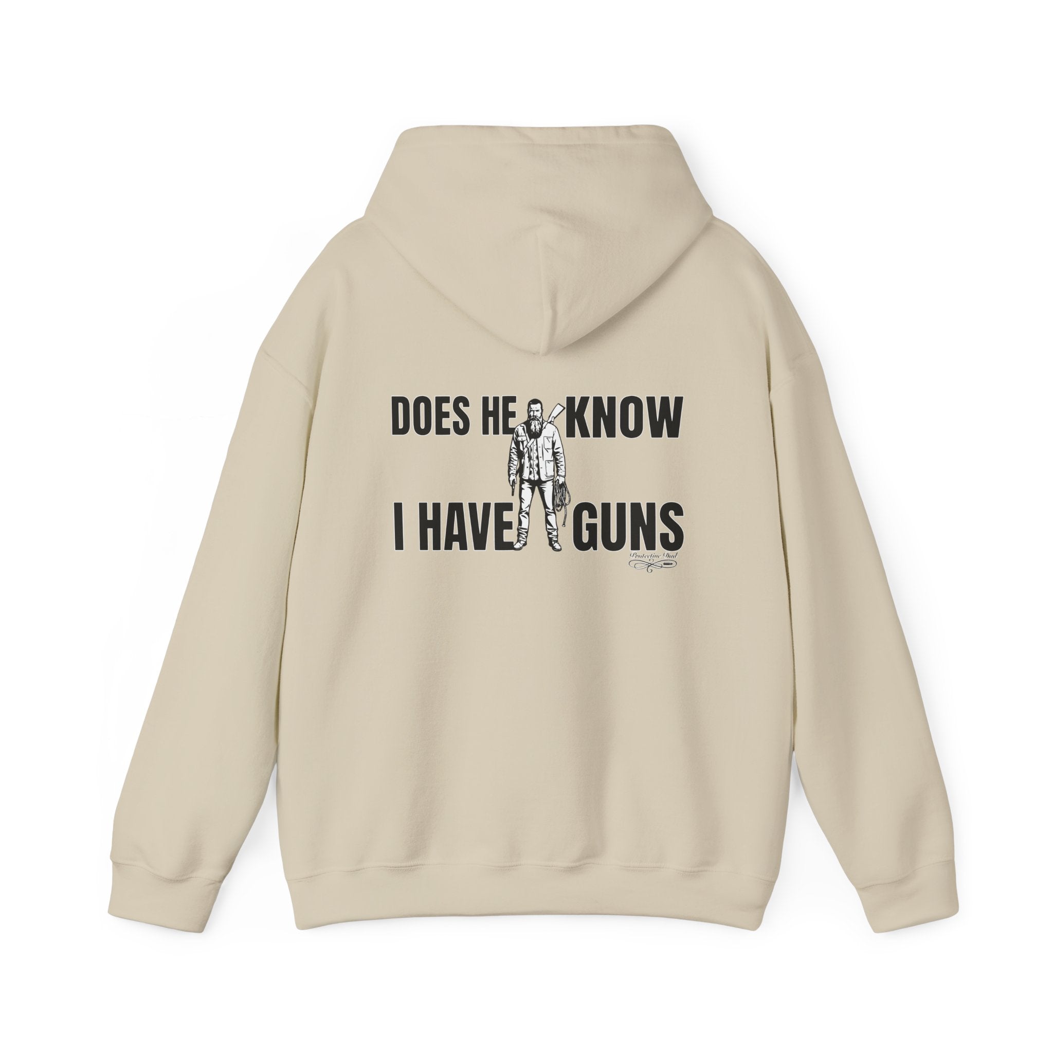 Protective Dad Does He Know Hoodie | Here’s Your Warning