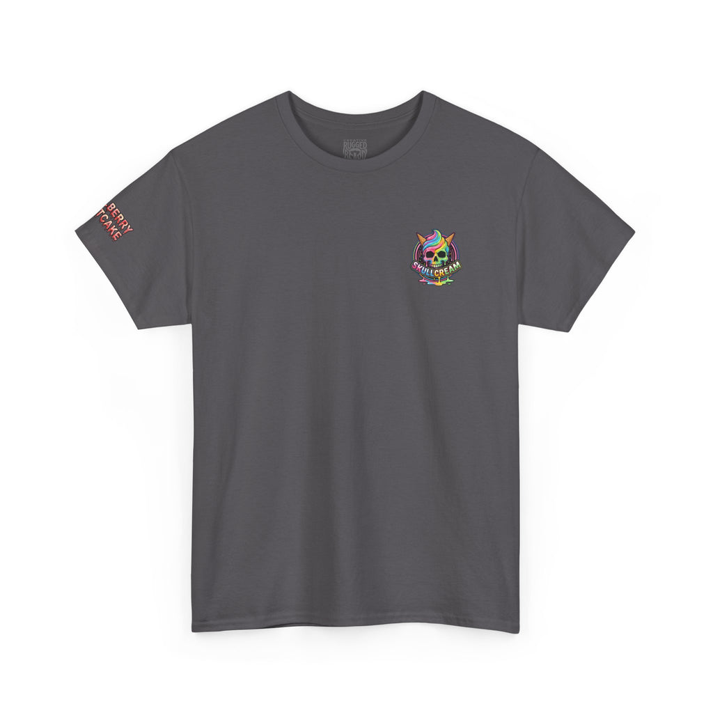 Skullcream-Skullberry Shortcake T-Shirt | Colorful Drip Graphic Tee