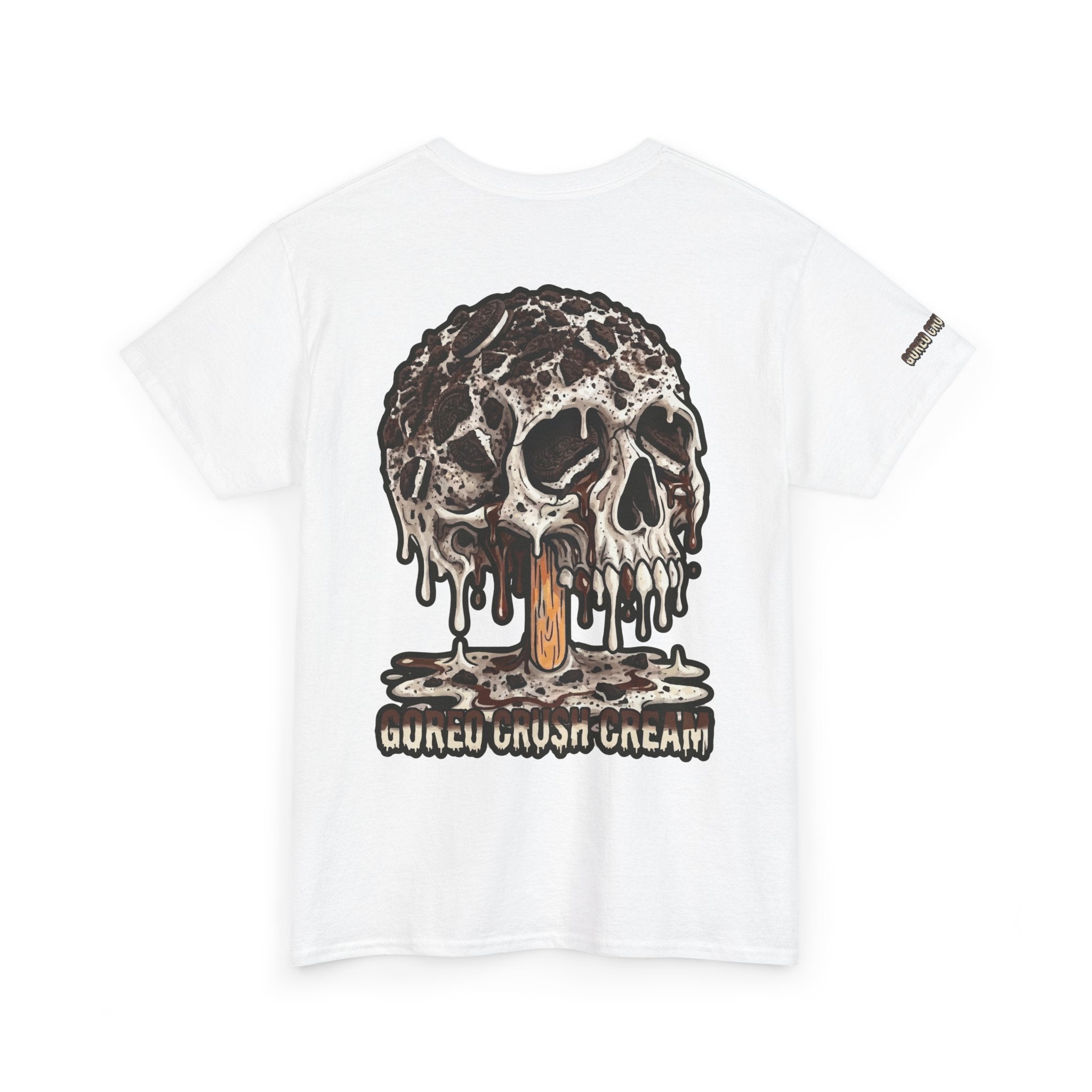 Skullcream-Goreo Crush Cream T-Shirt | Colorful Drip Graphic Tee
