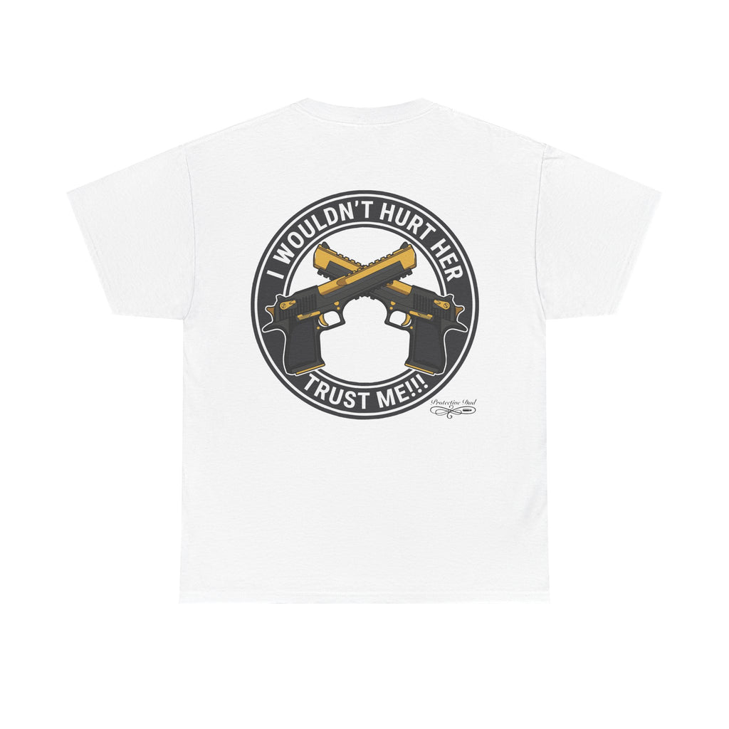 Protective Dad Pistols T-Shirt | Here’s Your Warning