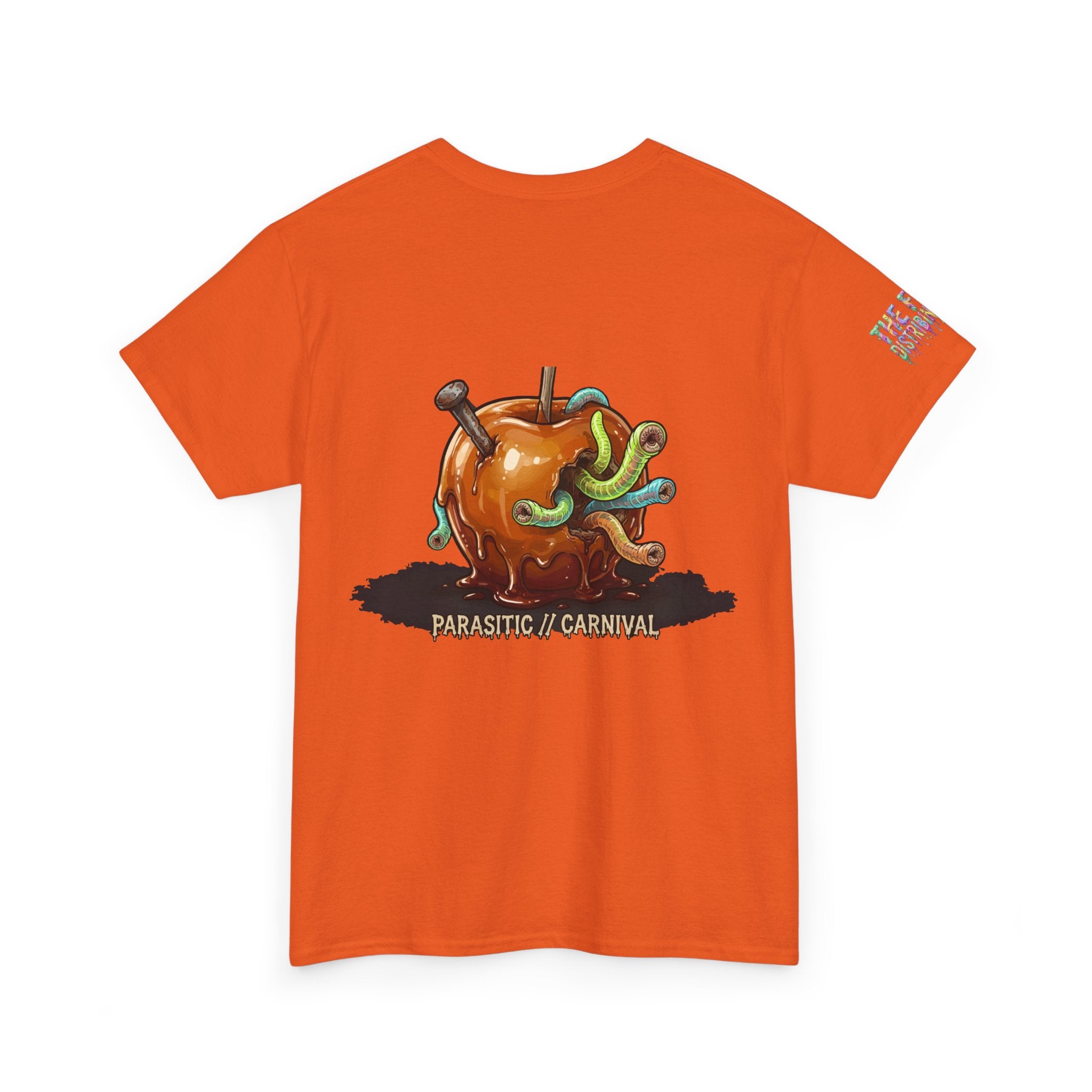 Skullcream Carnival Caramel Apple - Spooky Candy Apple Graphic T-Shirt