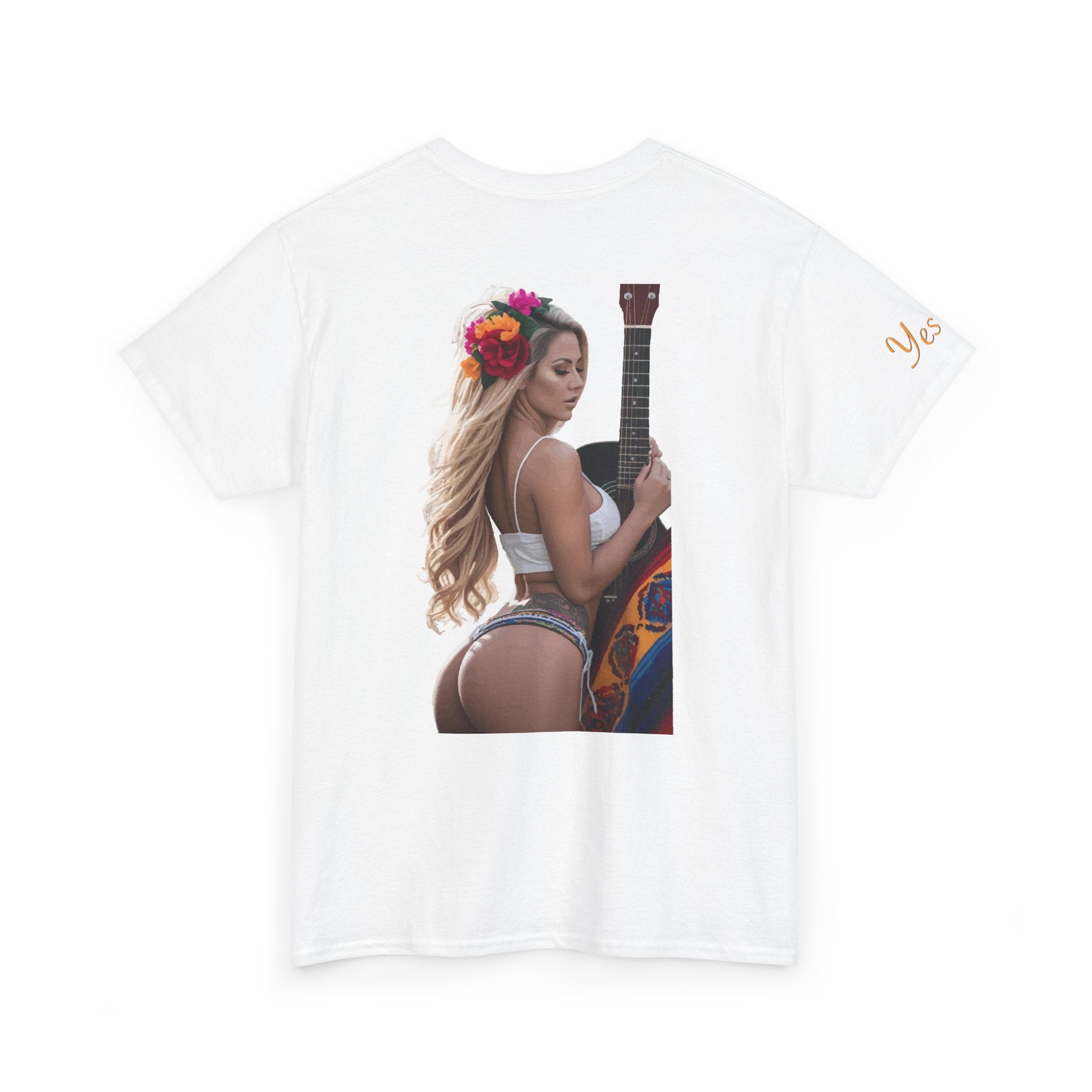 Pretty Flowers-Yes Sir T-Shirt | Parental Advisory  for the Bearded