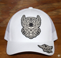 Rugged Patches Raw Power Trucker Style Snapback Hats Pistons & Rotors