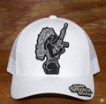 Rugged Patches Smokin sHots Trucker Style Snapback Hats Cheeks